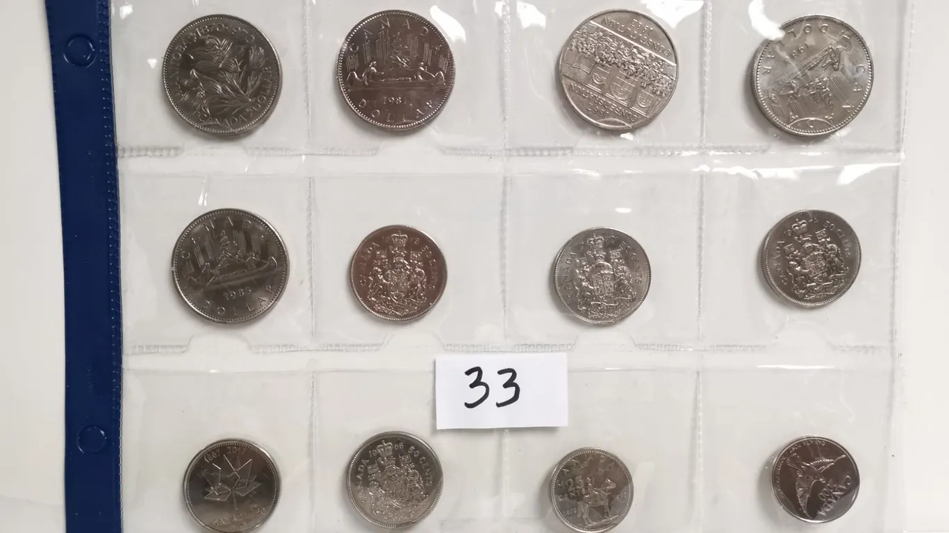 12 Collectible Canadian Coins, Lot 1