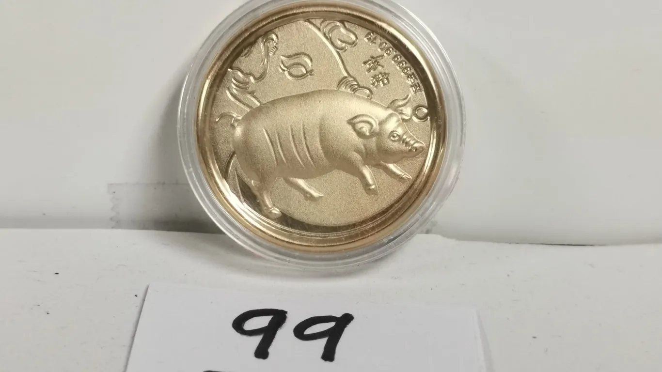 Year of the Pig Gold Foil, 0.1grams (zero point one)