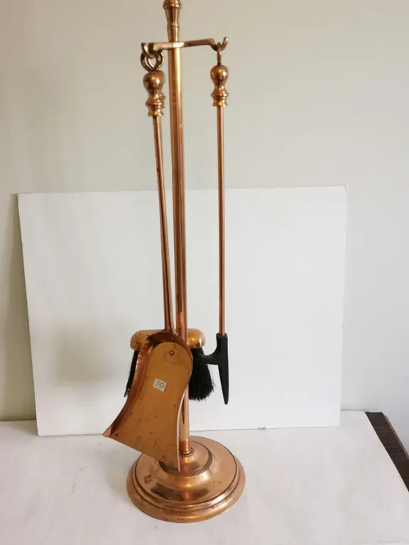 Copper Fireplace Tools