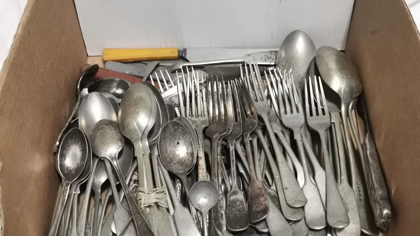 Set of old cutlery
