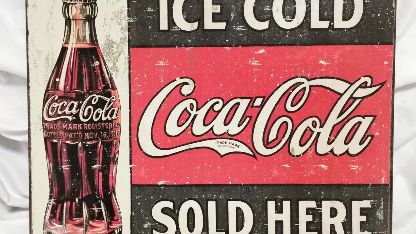 Coca-Cola Tin Sign, 12x16”