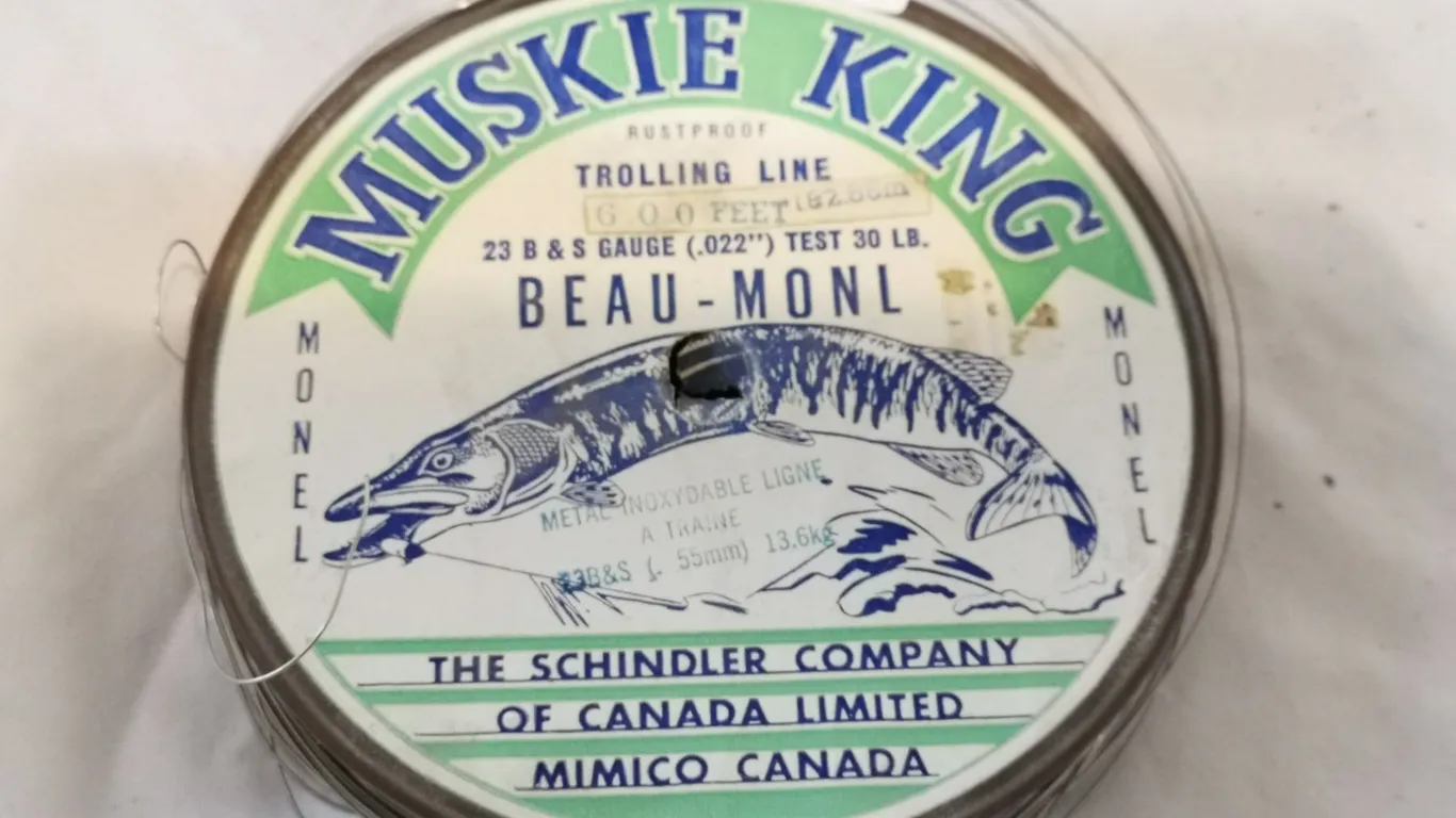 Vintage Muskie King Trolling Line – Made in Canada