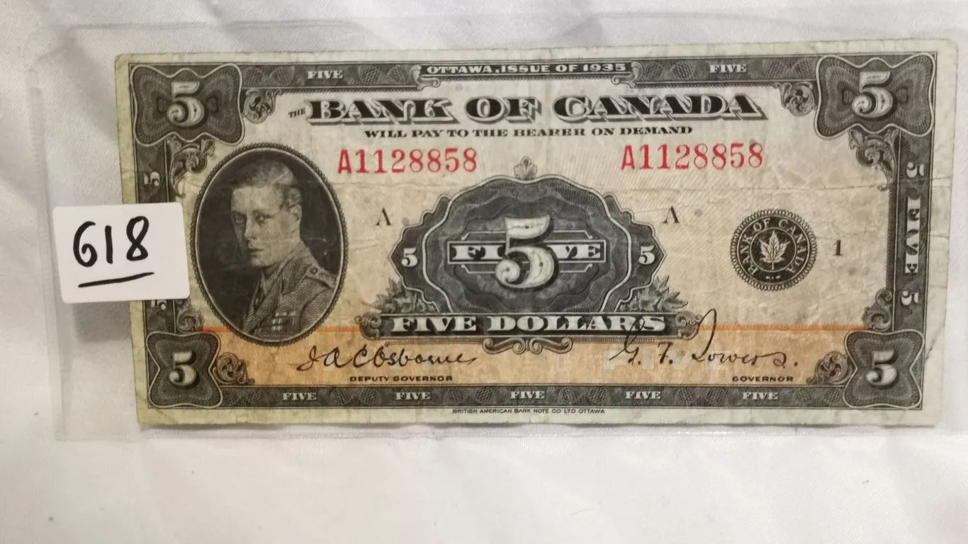 Rare 1935 $5 Bill