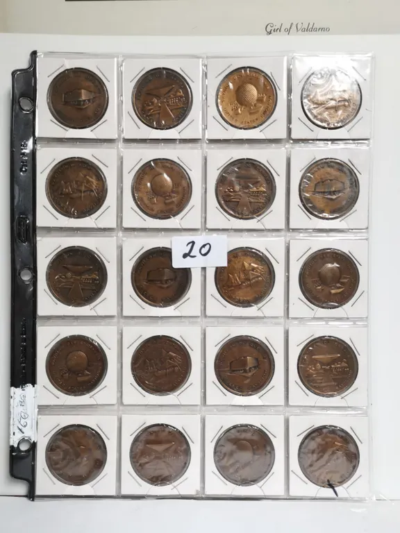 Twenty EXPO 1967 Medallions