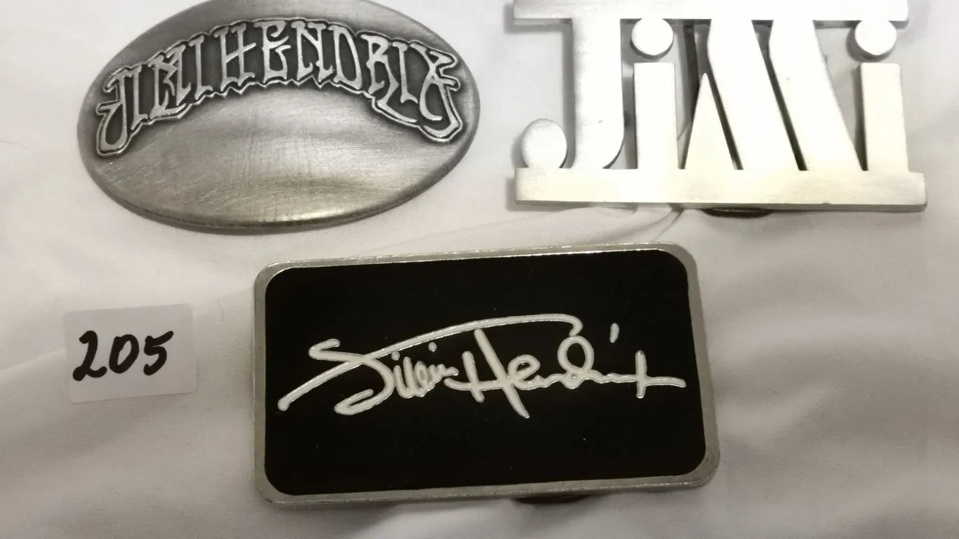 (3) Jimi Hendrix Belt Buckles