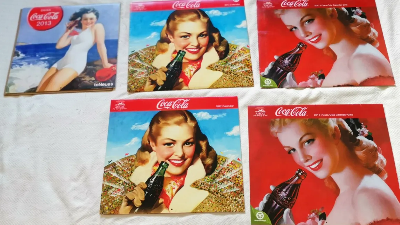(3) Coca-Cola Calanders (2011/12/13)