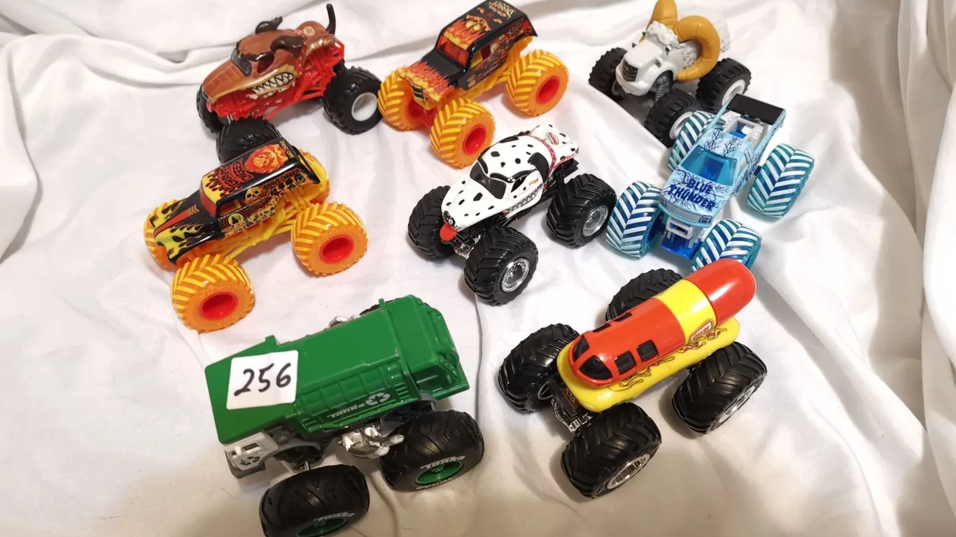 (8) Model/Toy Monster Trucks