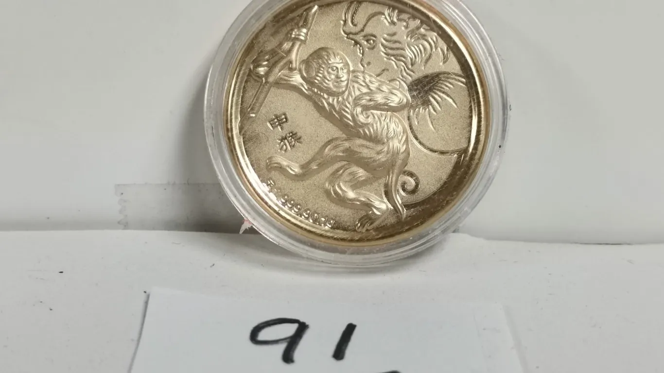 Year of the Monkey Gold Foil, 0.1grams (zero point one)
