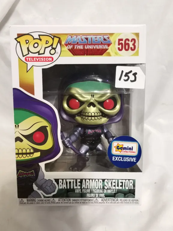 Rare Battle Armor Skeletor, Funko Pop Gemini, Masters of the Universe