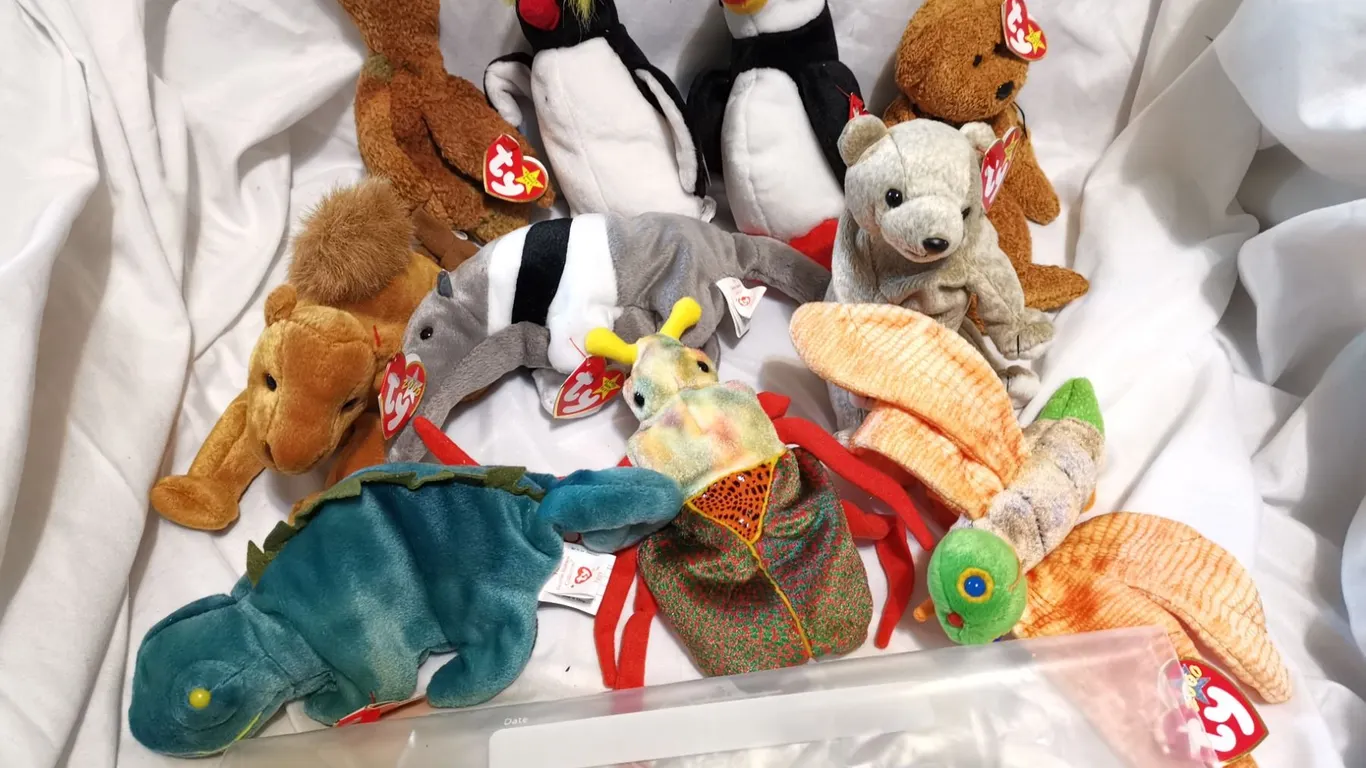 NOS Beanie Babies Over 25 Years Old Lot 8