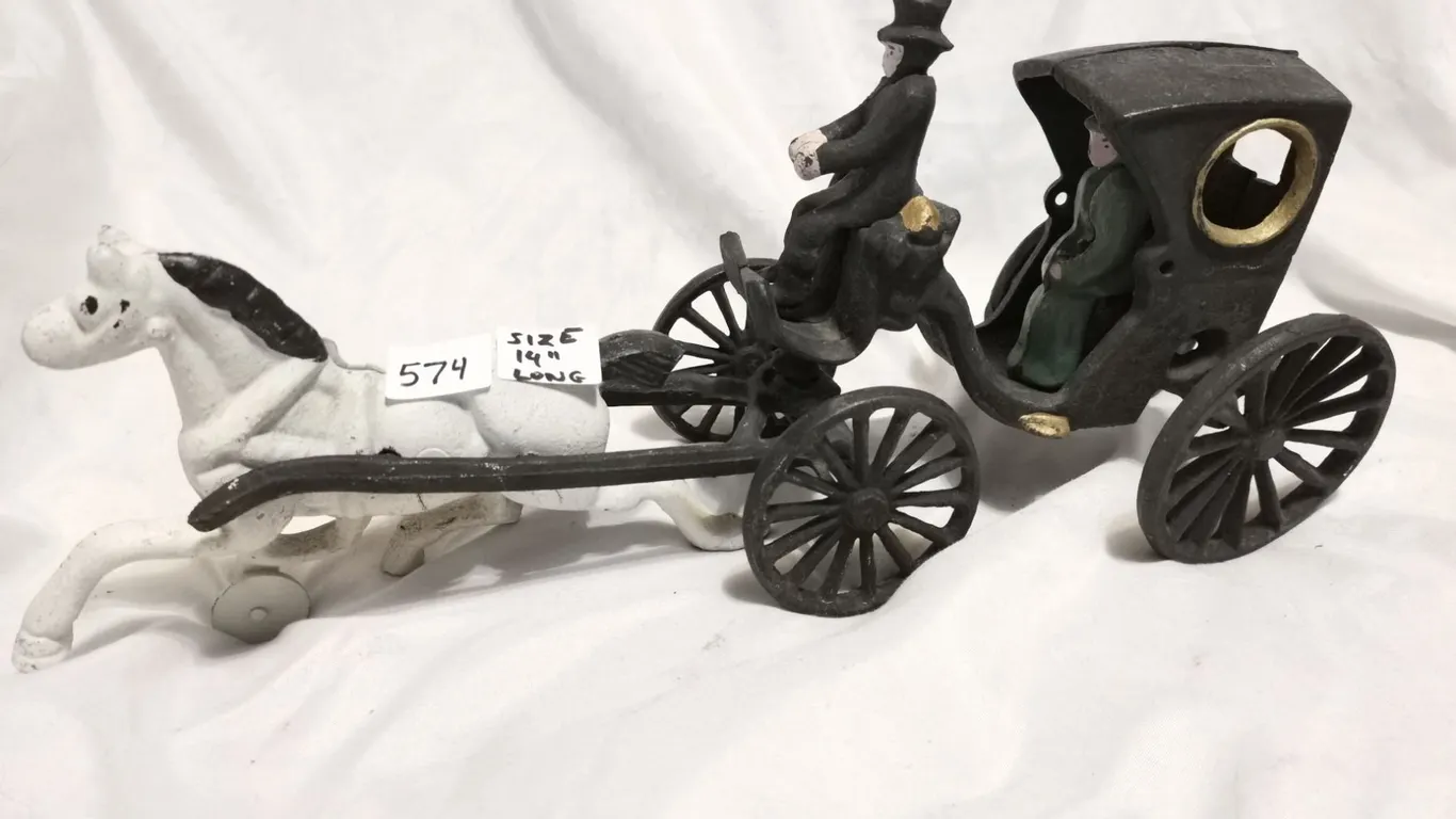 Cast iron stage coach