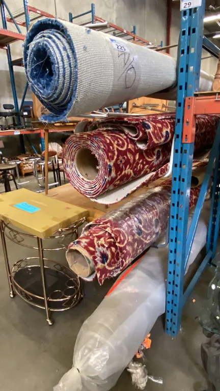 APPROX. 4 ROLLS OF ASSORTED CARPETING