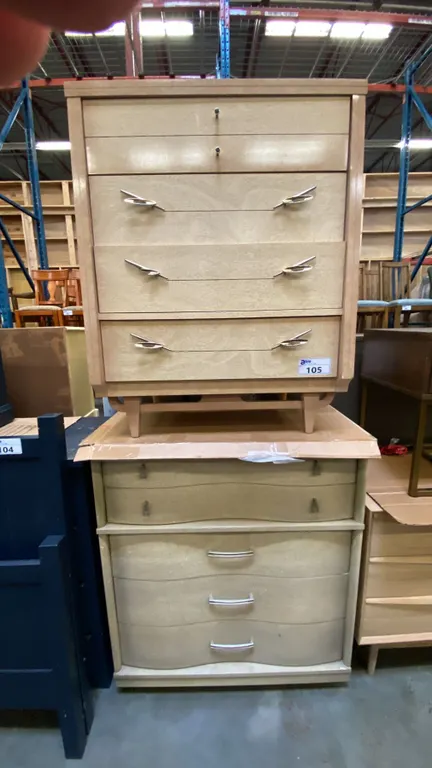 2 PCS. BEDROOM DRESSER SET