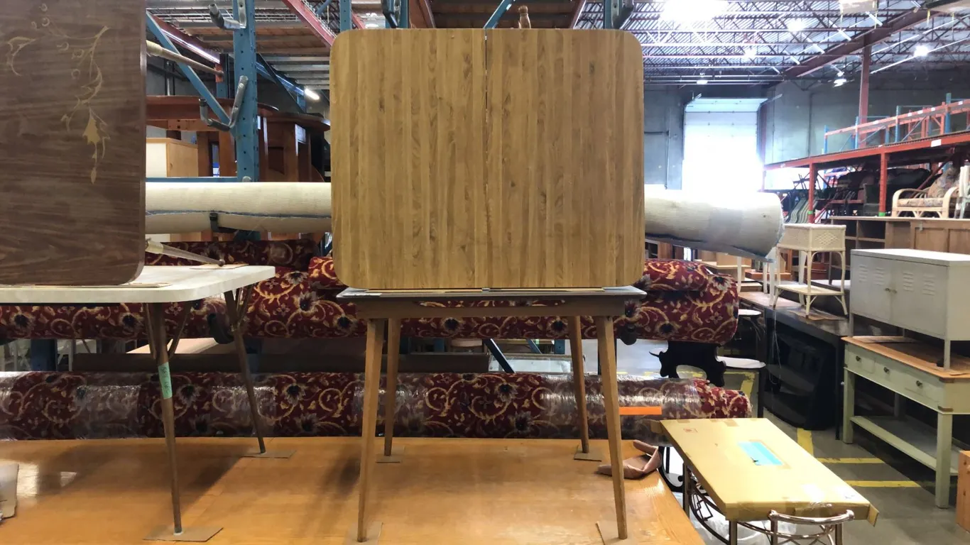 2 KITCHEN TABLES 1950'S/60'S ERA