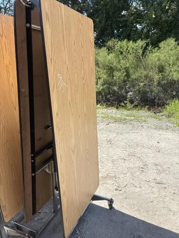 x1 long folding cafe table
