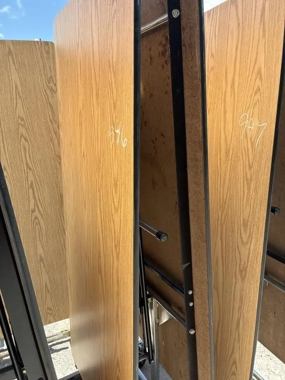 x1 long folding cafe table