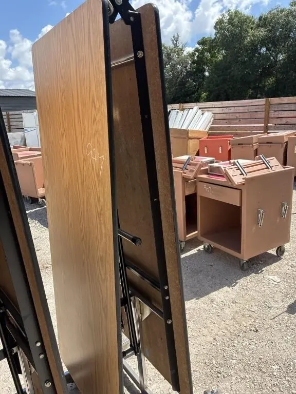 x1 long cafe folding table