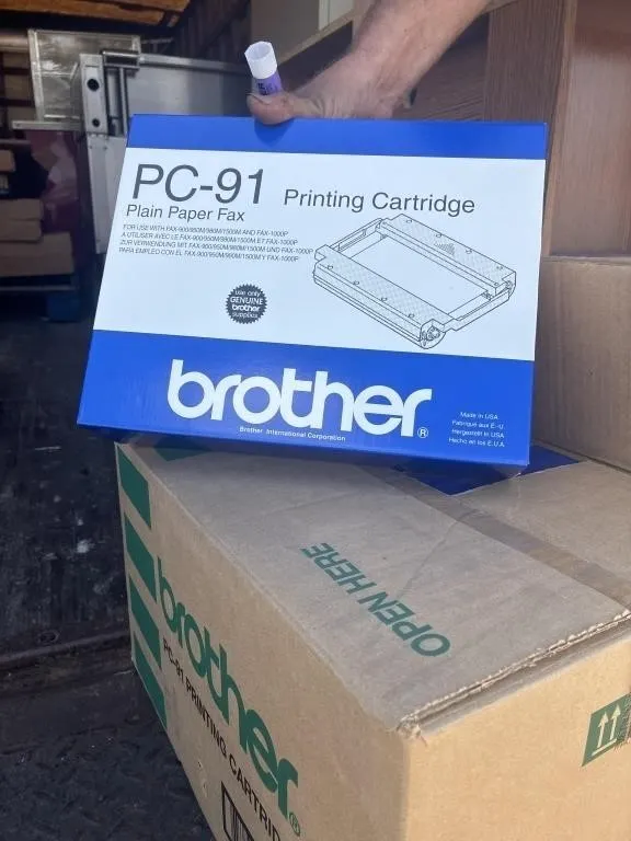 Case of Brother PC-91 printing cartridge