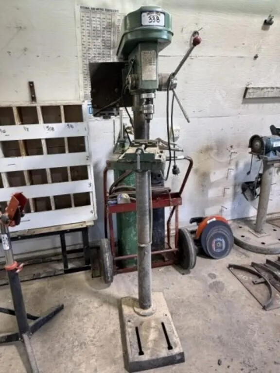 Shur-Lift 1/2" Floor Model Drill Press Modified