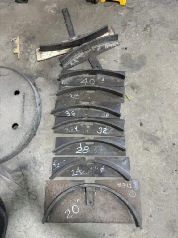9 Piece Tire Welding Jigs