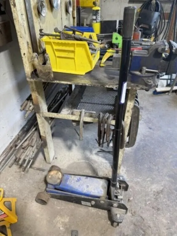 3 T Floor Jack & 2 - 2 Ton Jack Stands