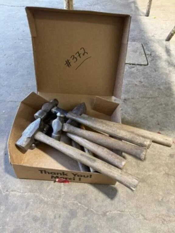 Box of Misc Hammers (8 pieces)