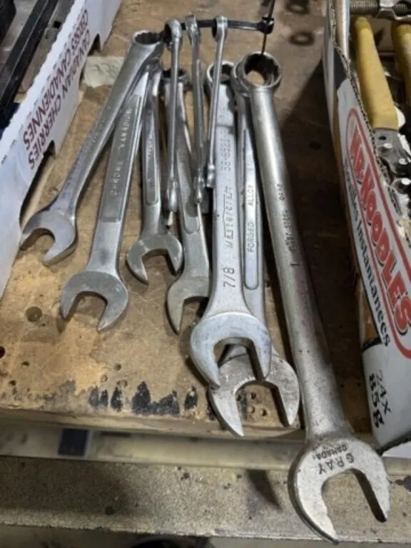 Combination Wrenches (10 pcs) - 7/16" to 1"