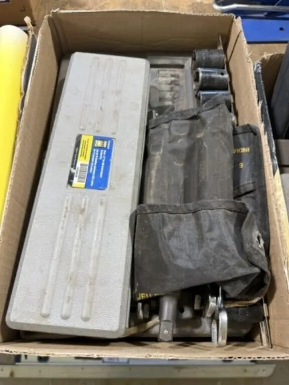 Box of Impact Sockets & Socket Set