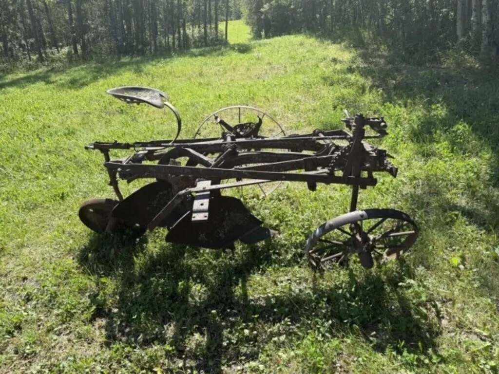Horse Drawn JD 2 Bottom Gang Plow c/w Seat