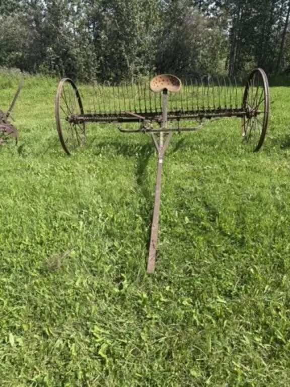 Horse Drawn Case Dump Rake c/w