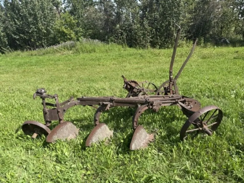 Horse Drawn Cockshutt 3 Bottom Plow c/w