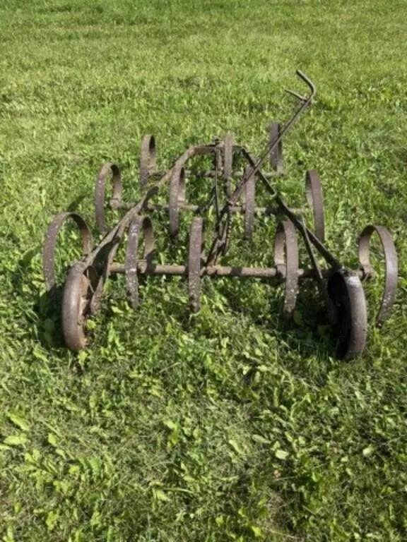 Horse Drawn Spring Tooth Harrows (54") c/w