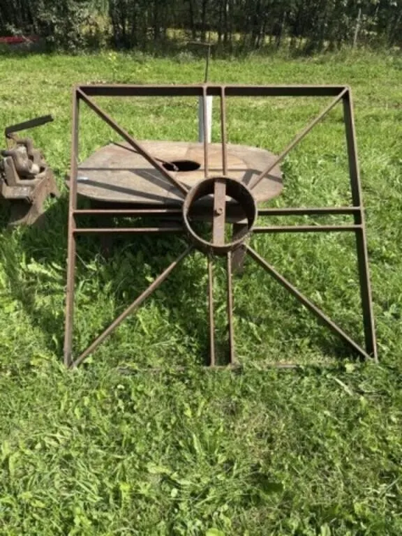 54" Square Wheel Dipping Platform for Wood Wheels