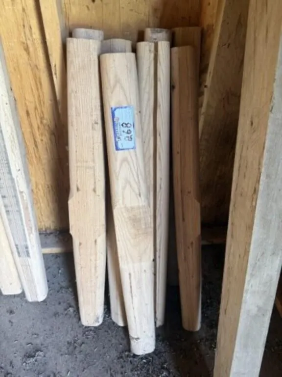 8 Hardwood Sleigh Rollers - UNUSED