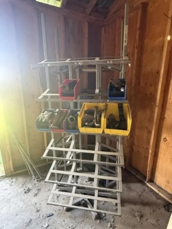 Turn Table Parts Rack & Misc Hardware