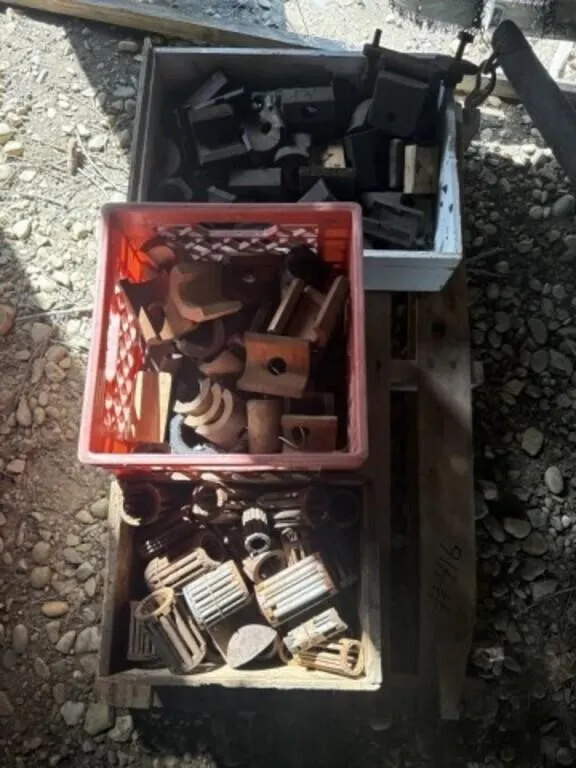 3 Boxes of Roller Bearings & Wooden Bushings