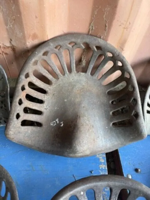 Cast Iron Seat with Tool Box