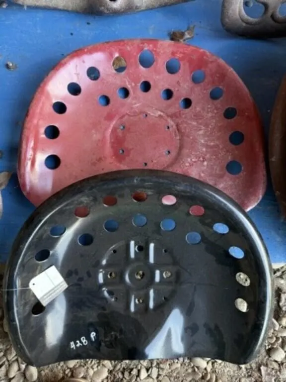 2 New Tin Tractor Seats
