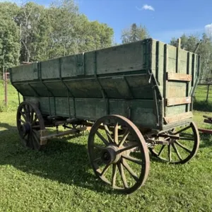 Massey Harris Wheel Wagon c/w Grain Tank
