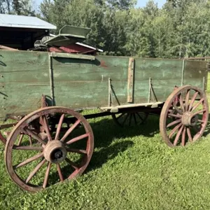 Massey Harris Wooden Wheel Wagon