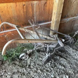 Horse Drawn Garden Cultivator c/w Hillers, Shovels