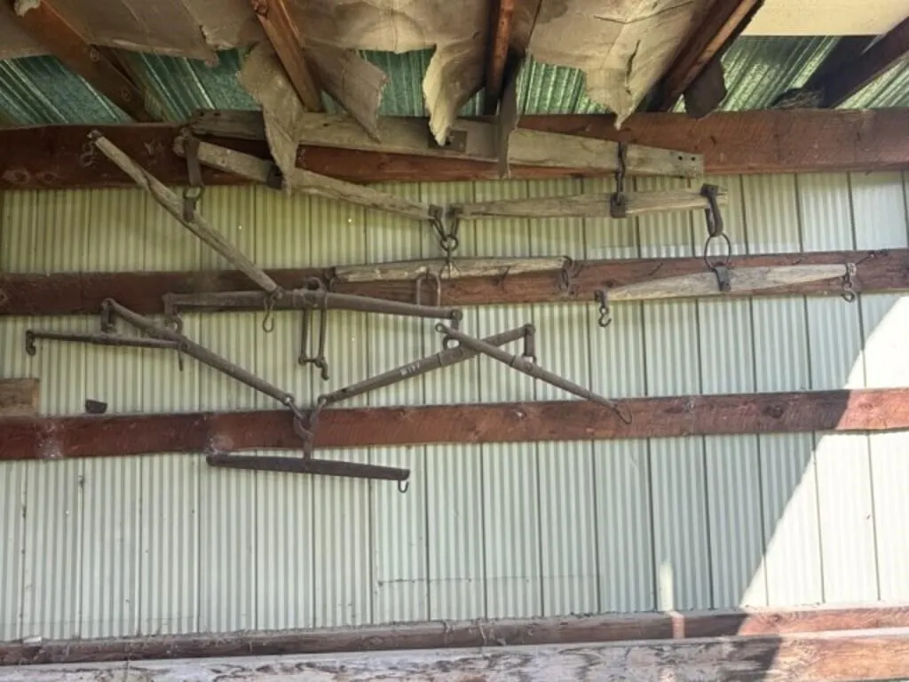 2 - 3 Horse Eveners on Wall