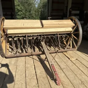 RESTORED VanBrundt Horse Drawn Seed Drill