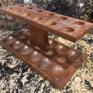 Wooden Pipe Stand, 5x10