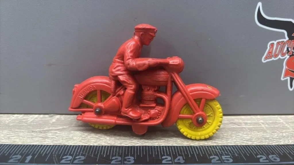 Auburn Rubber Police Man Toy. *DC