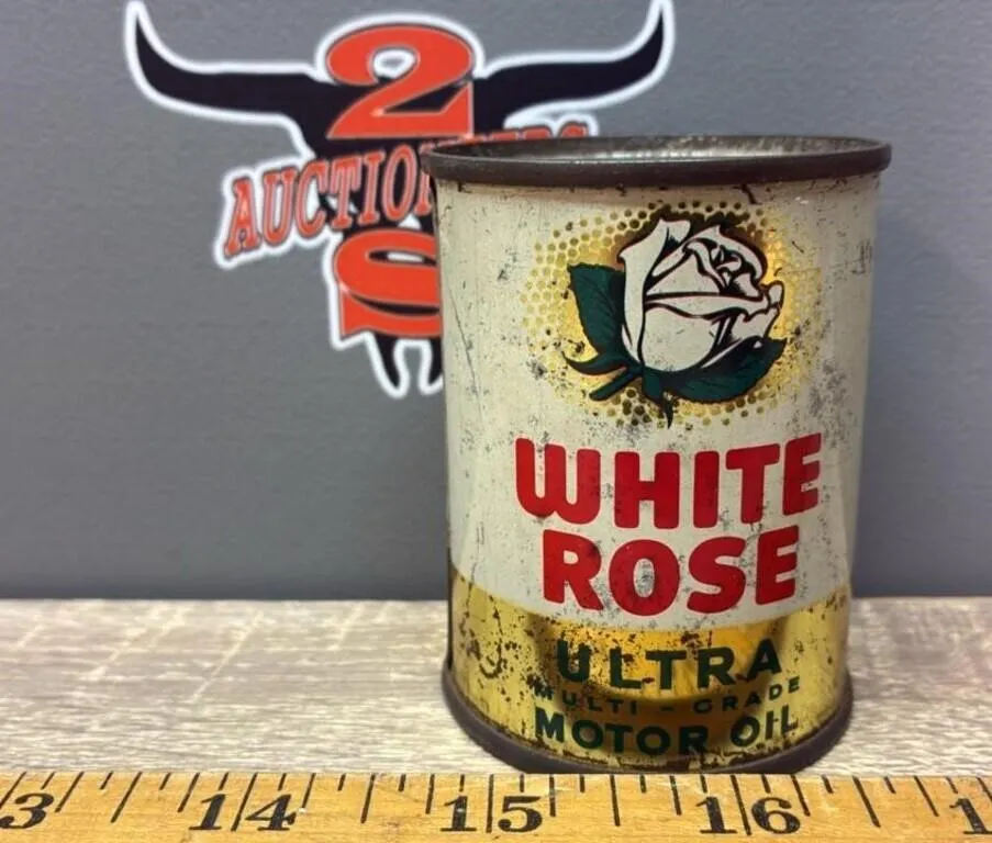 White Rose Oil Can Coin Bank. 3�H. *SC