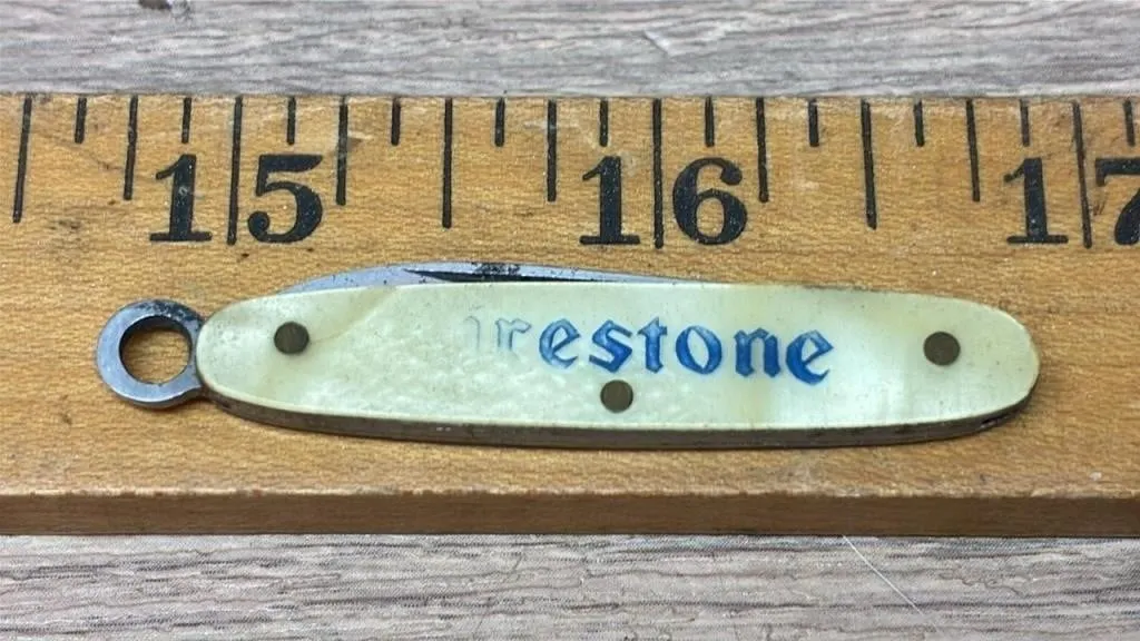 Vintage Firestone Pocket Knife - Govan, SK.
