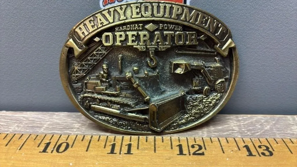 Heavy Equipment Operator Belt Buckle. *SC