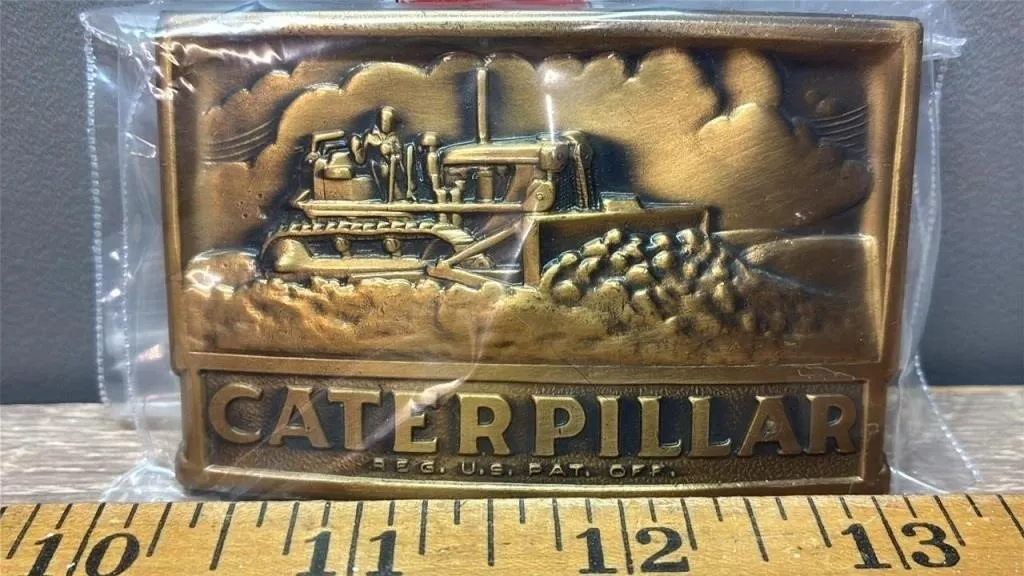 Caterpillar Belt Buckle. *SC