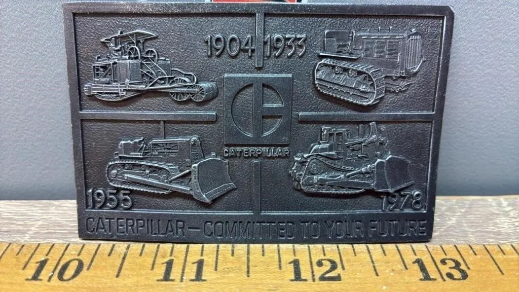 Caterpillar Belt Buckle.
